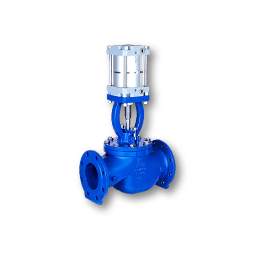 شیر گلوب با عملگر پنوماتیک (CGF)