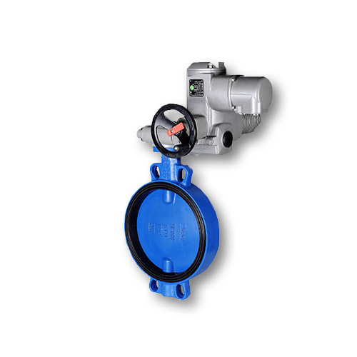 شیر ویفری با گیربکس و عملگر برقی تمام دور (BCW)