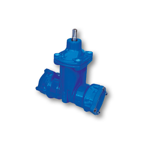 شیر کشویی زبانه لاستیکی مخصوص لوله های pvc (کلمپ دار)